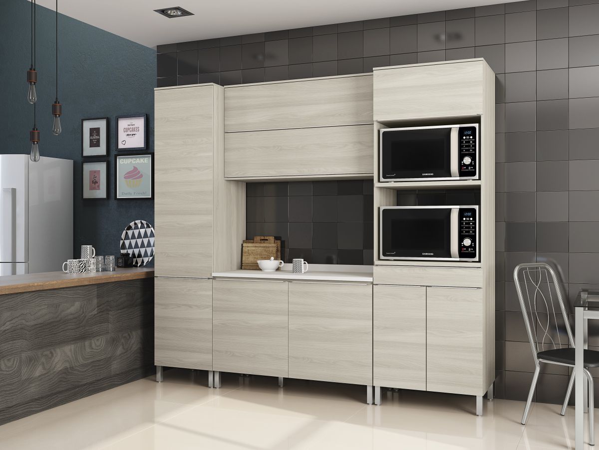 Loja C Moveis e Decoração Cozinha Modulada Versatti 4pçs Kappesberg